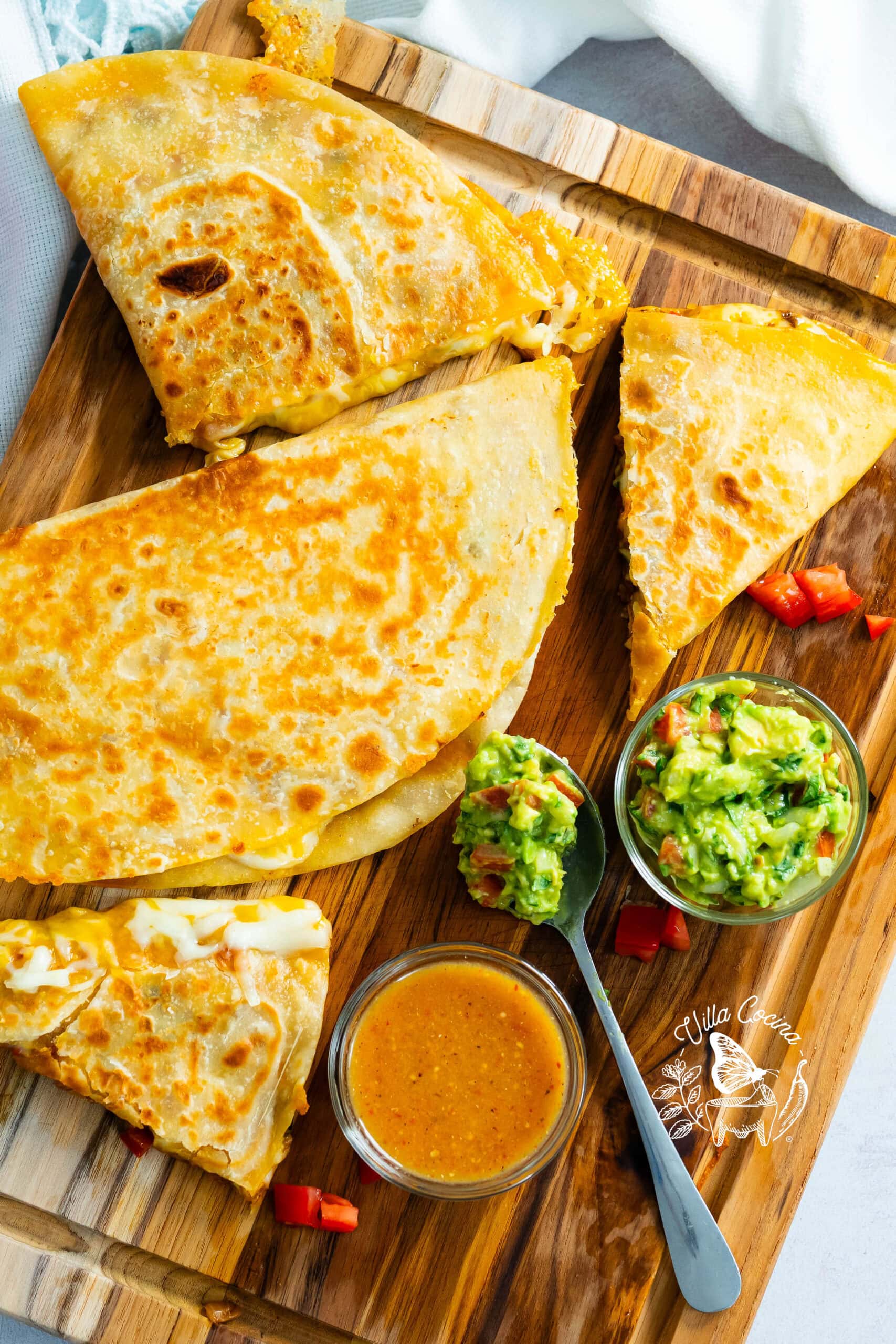 Served Quesadillas