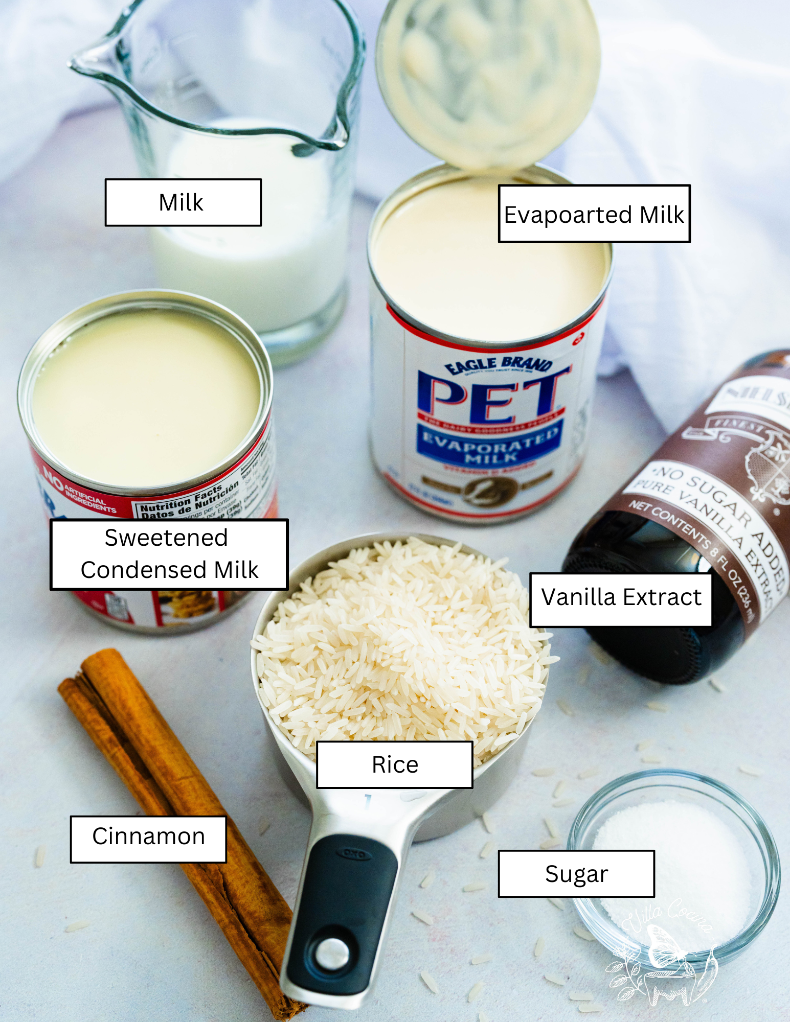 Horchata Ingredients 