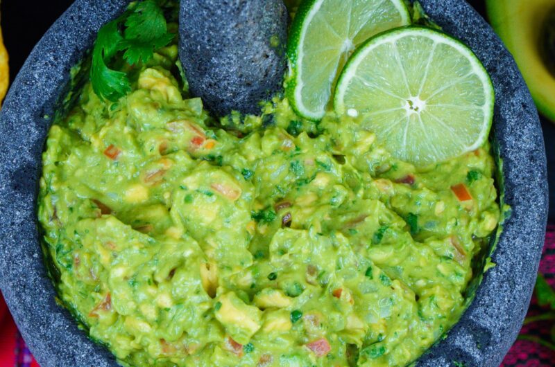 Guacamole In A Molcajete