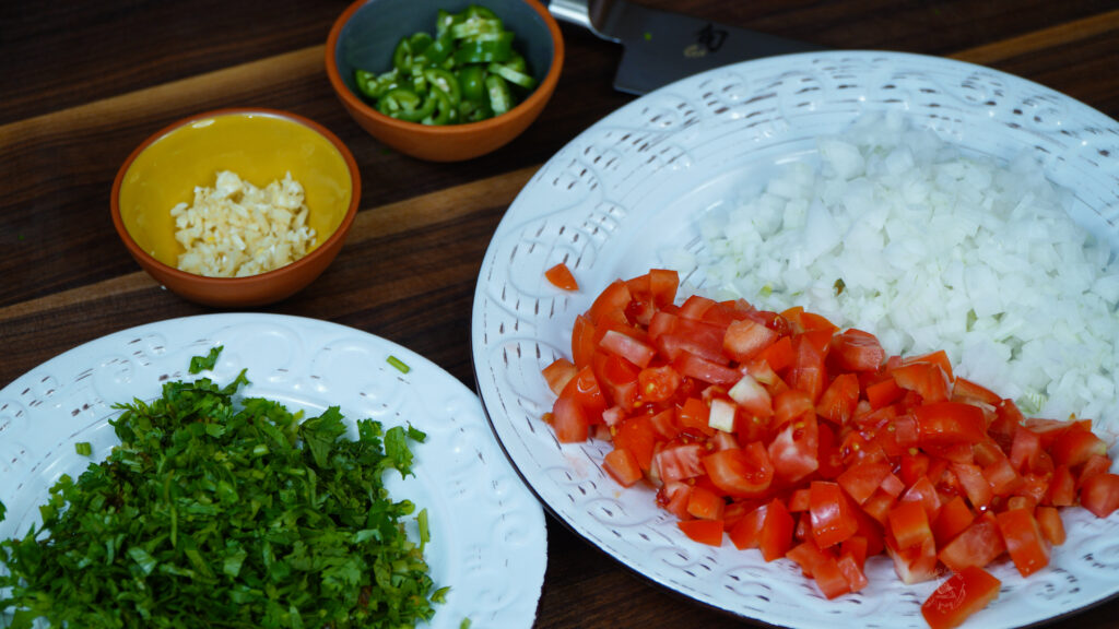 Vegetable prep 
