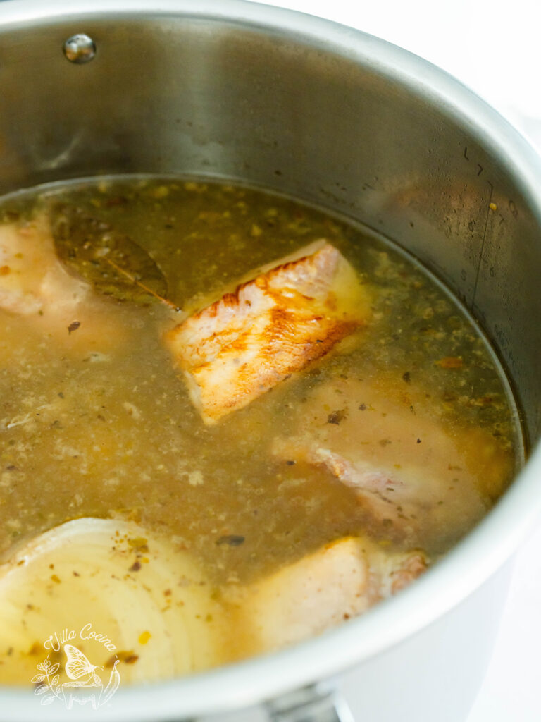 Pork broth 