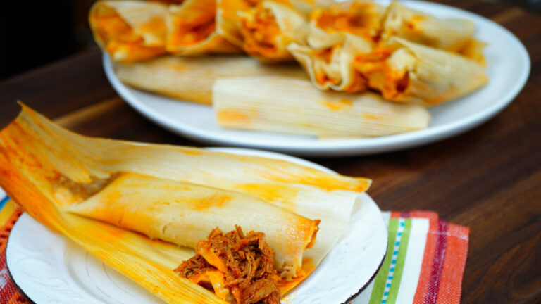 Mexican Red Pork Tamales