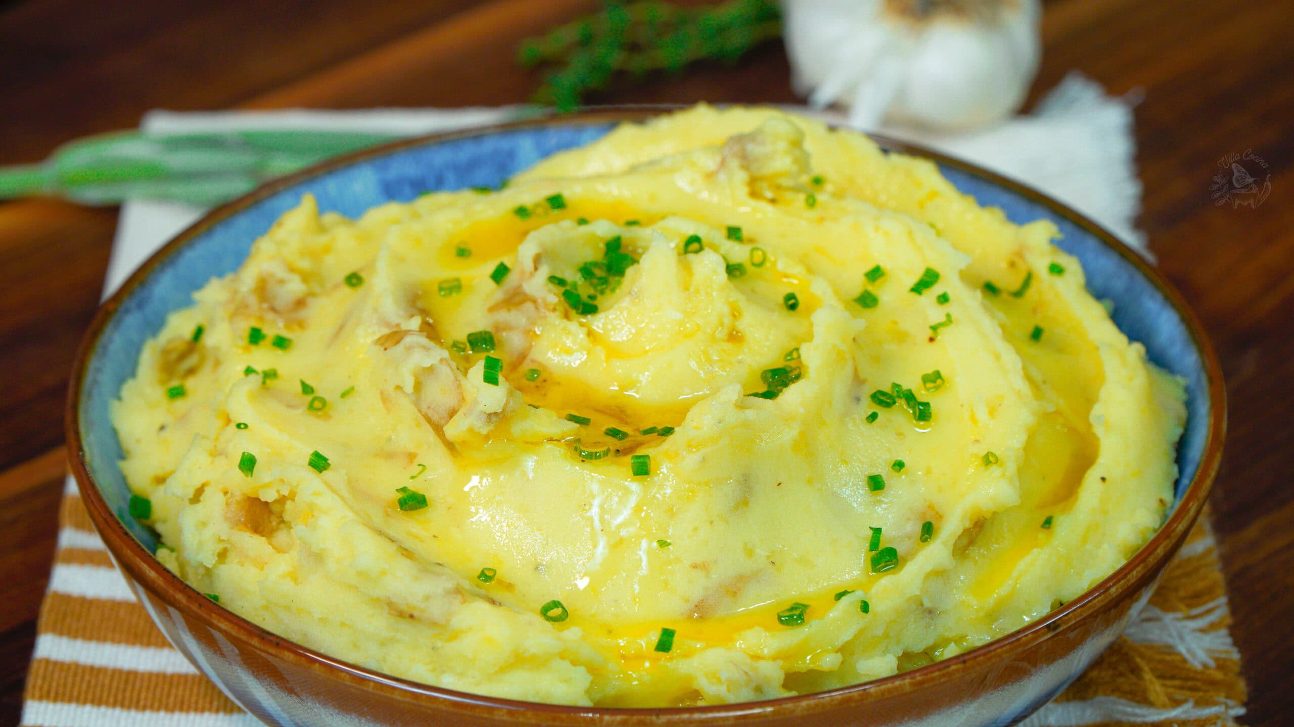 Roasted garlic mashed potatoes recipe