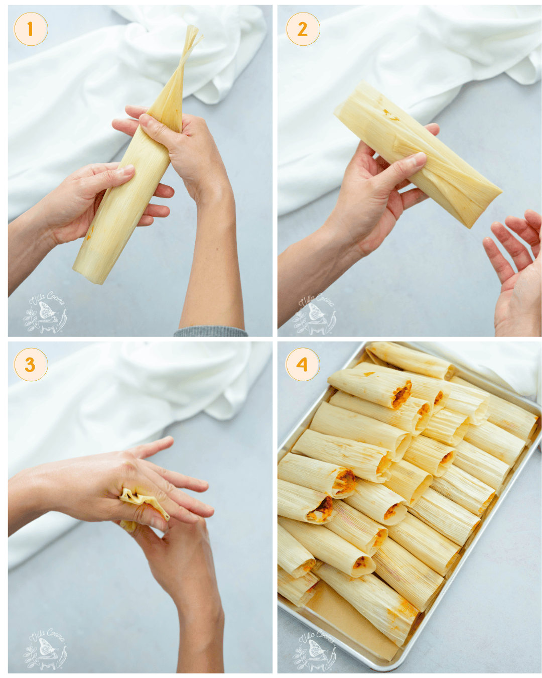 Wrapping Tamales 3