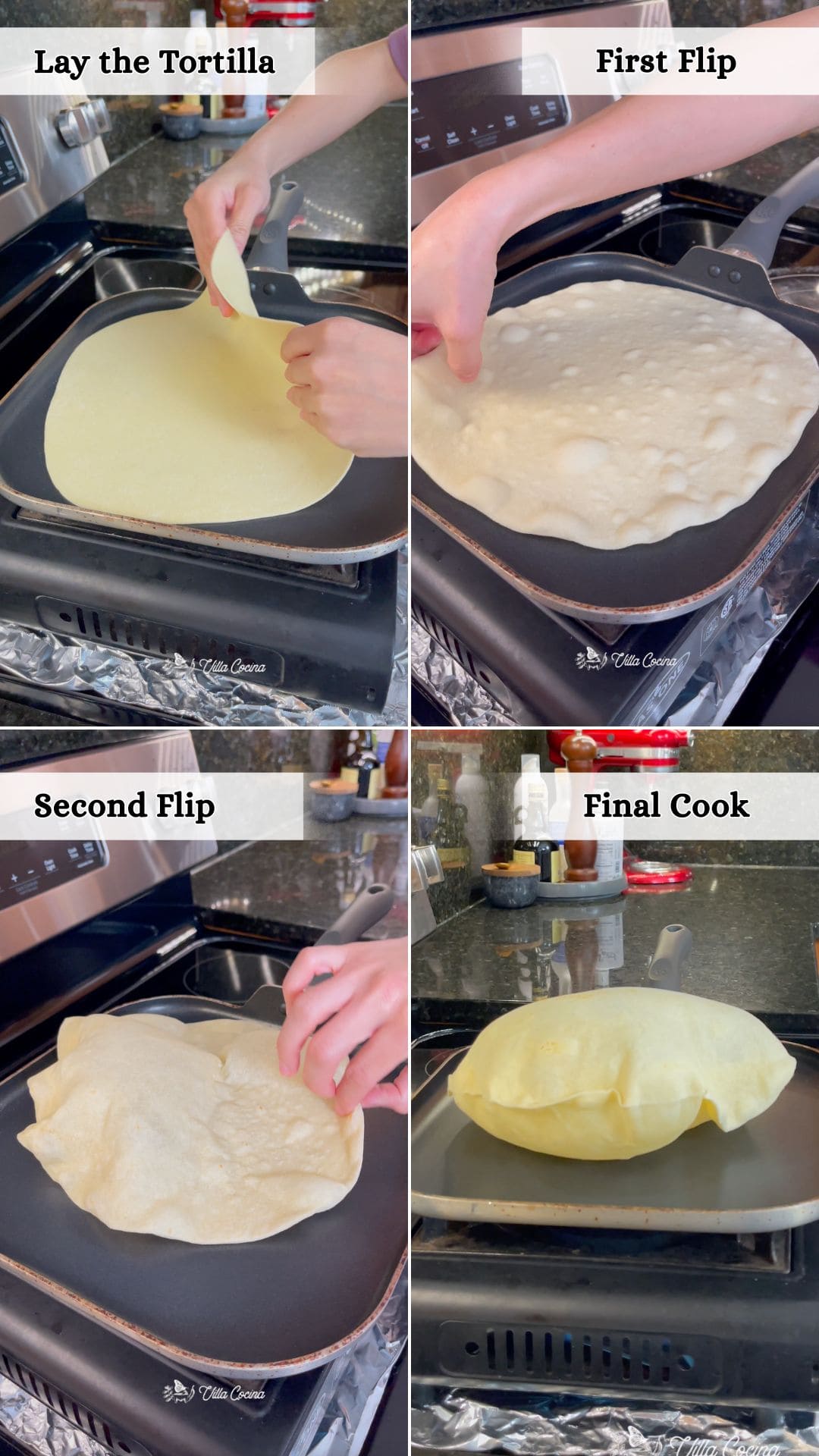 Cooking Flour Tortillas 