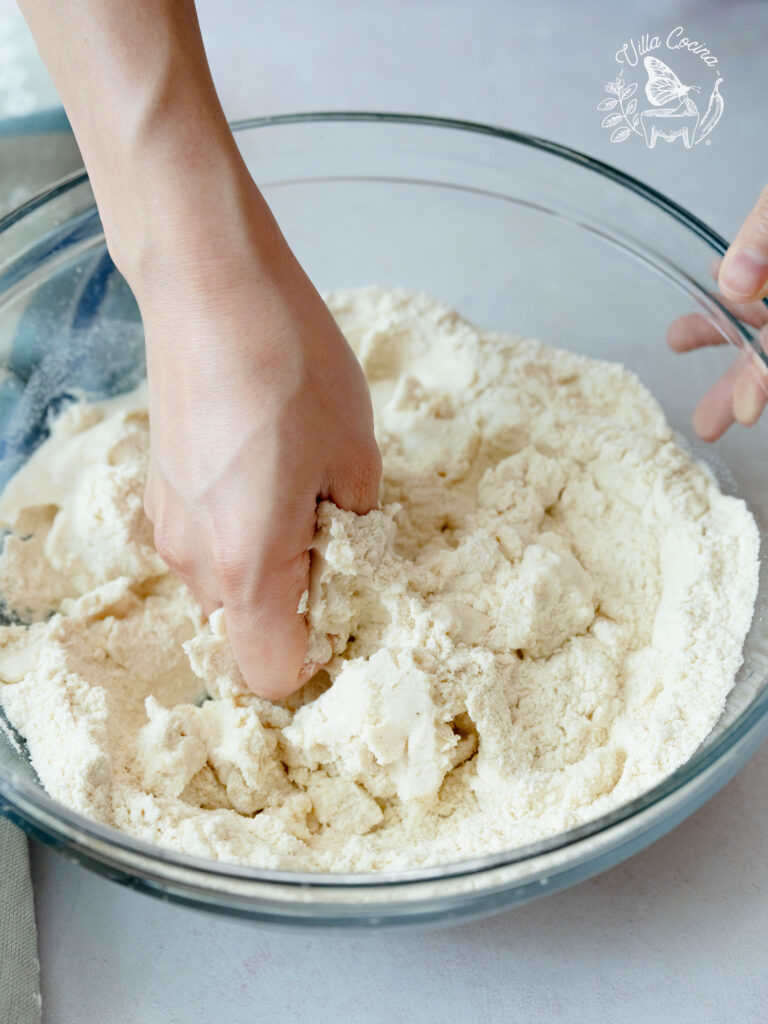 Corn masa harina kneading process