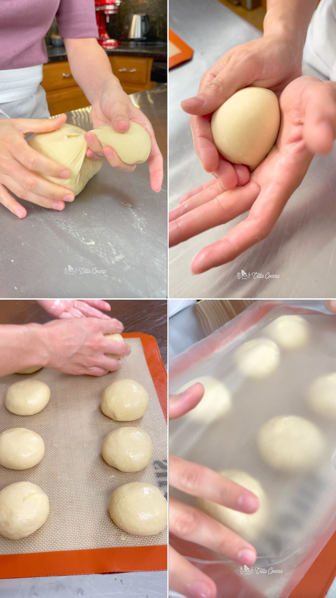 Rolling Dough For Flour Tortillas 