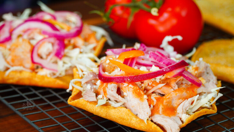 Pork loin tostadas