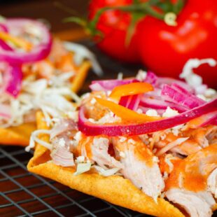 Pork loin tostadas
