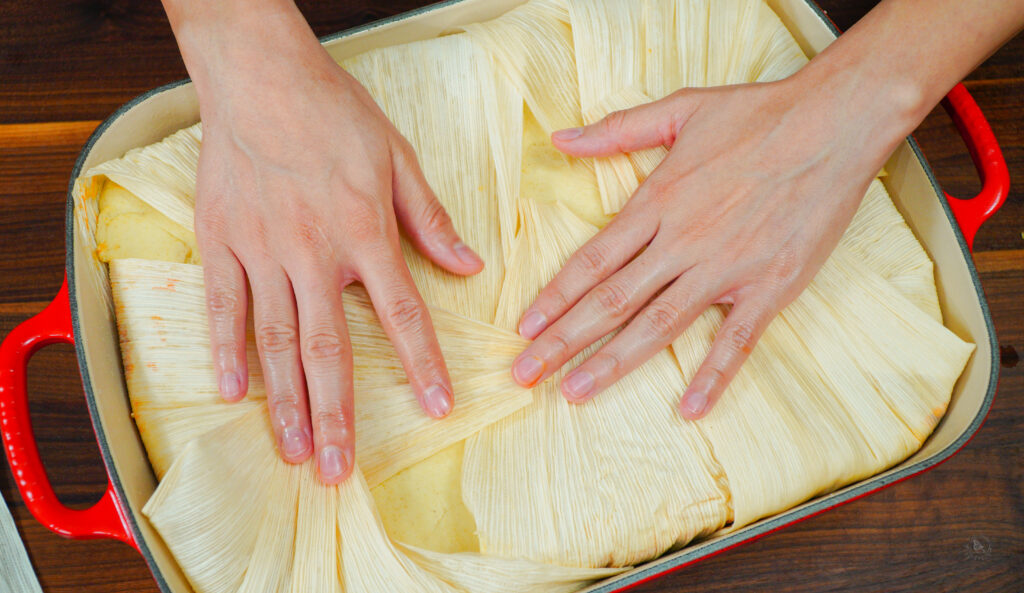 Step eight : tamale casserole