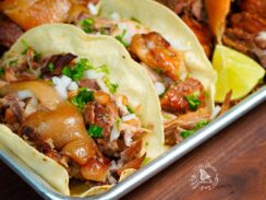 Carnitas cooked in an instant pot