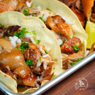 Carnitas cooked in an instant pot