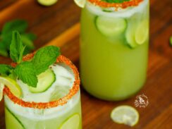 Cucumber agua fresca