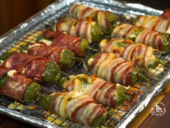 Baked jalapeño poppers