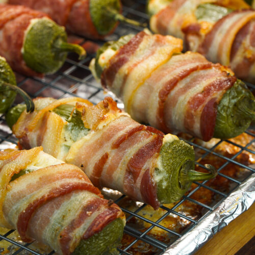 Baked jalapeño poppers
