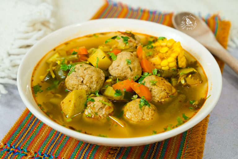 Healthy Turkey meatball soup