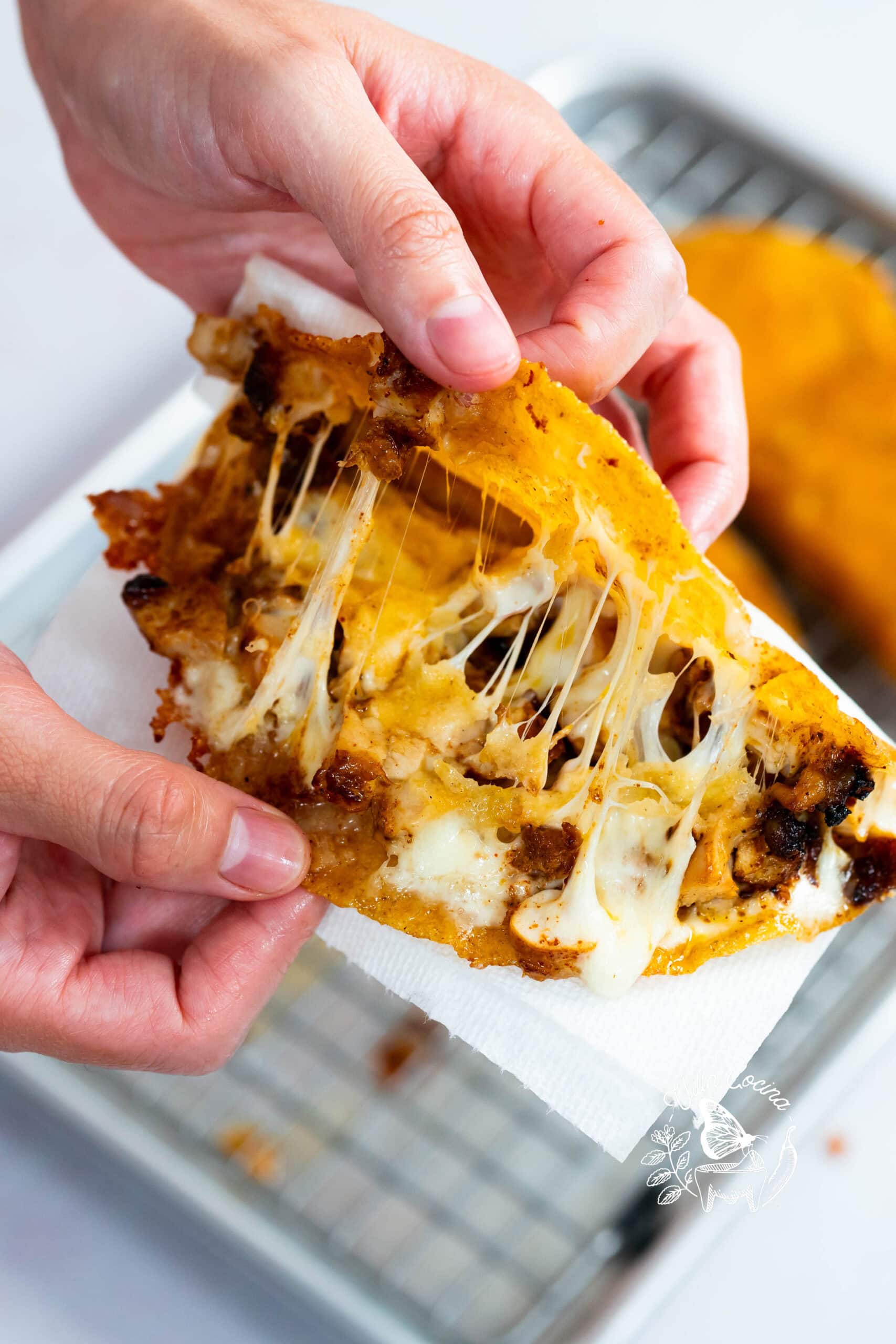 Open Chicken Taco