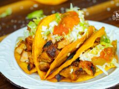 crunchy chicken tacos