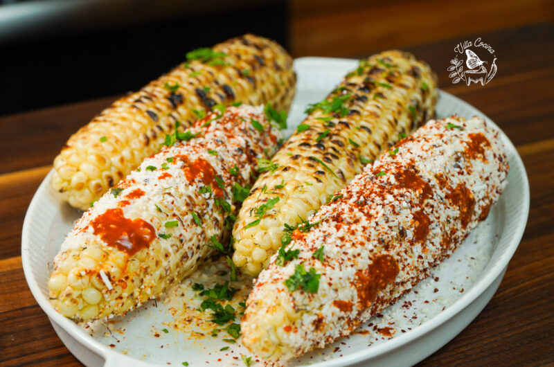 Mexican street corn (Elotes)