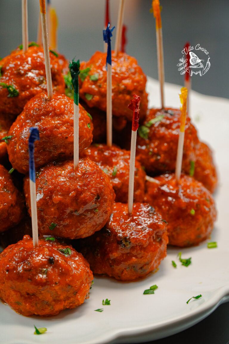 Chorizo meatballs