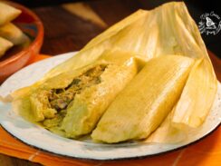 Green Chile Pork Tamales- Chile verde tamales