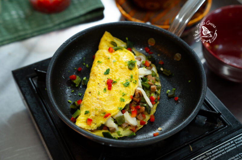 Roasted Poblano Omelette