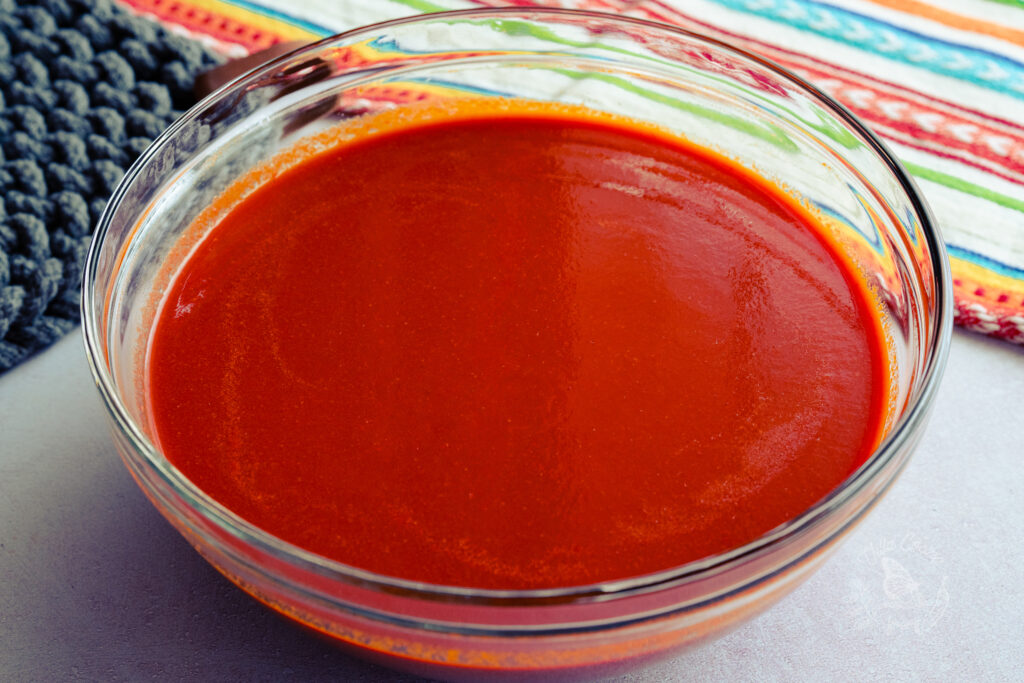 Authentic Enchilada sauce for enchiladas Michoacanas