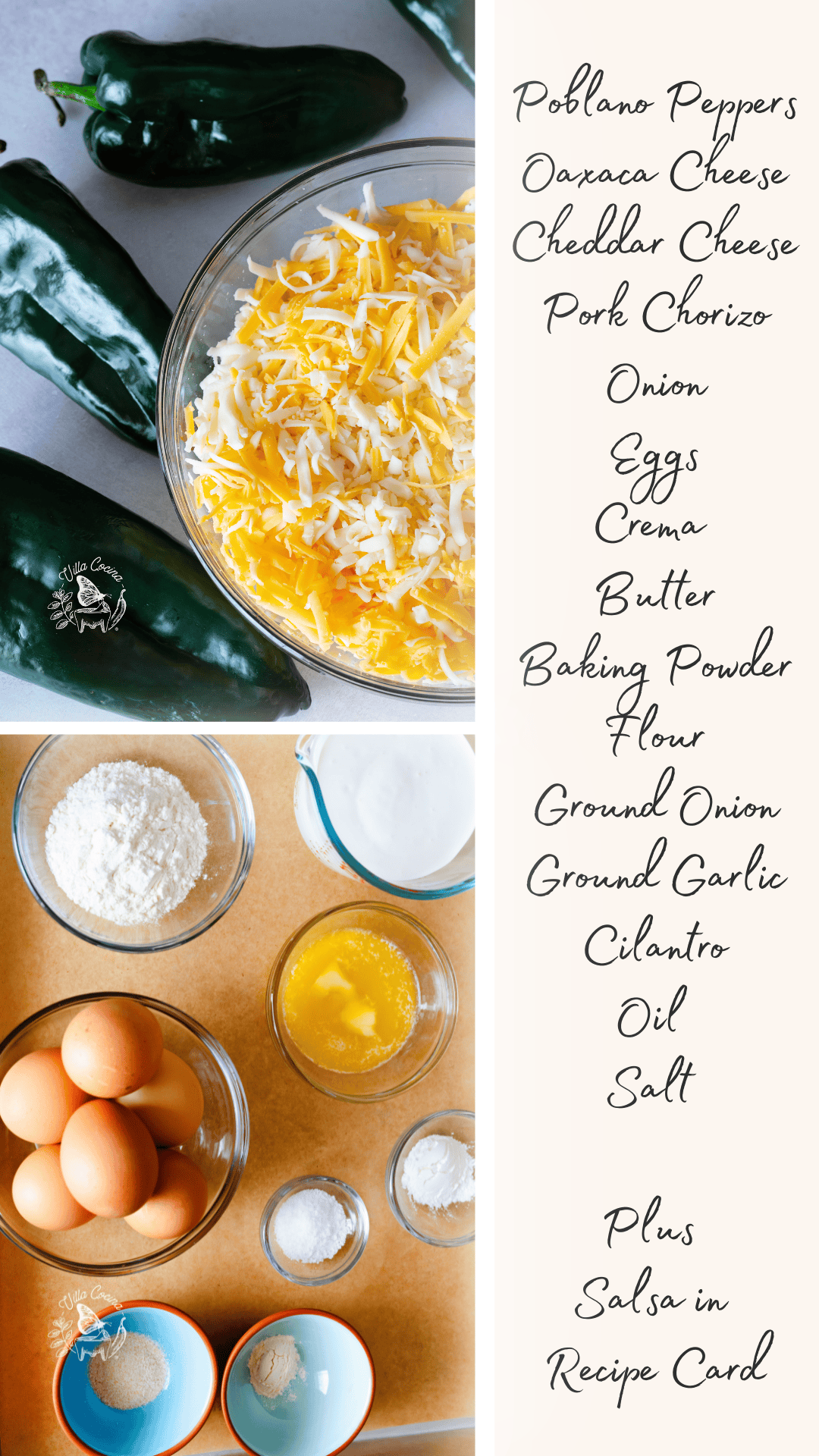 Chile Relleno Casserole Ingredients