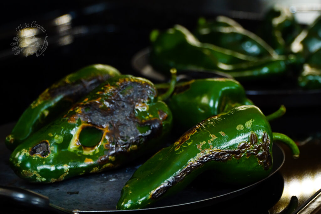 roasted poblano peppers