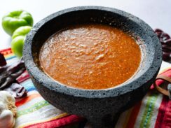 Roasted tomatillo salsa