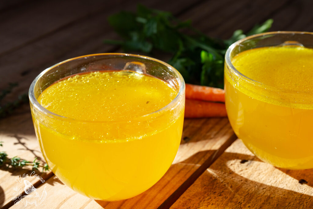 Bone broth display