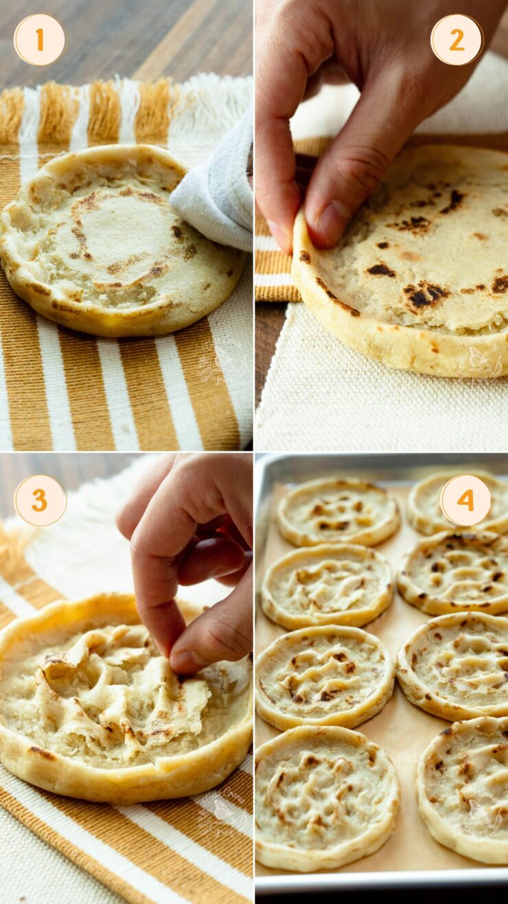 Mold the sopes