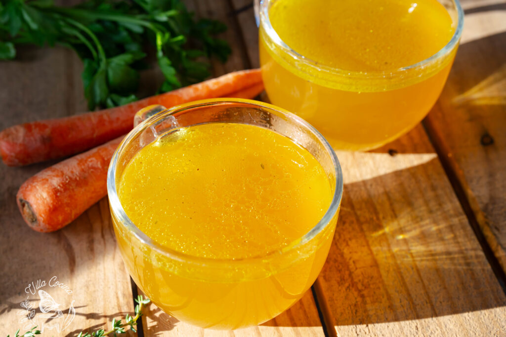 Bone broth served in a mug