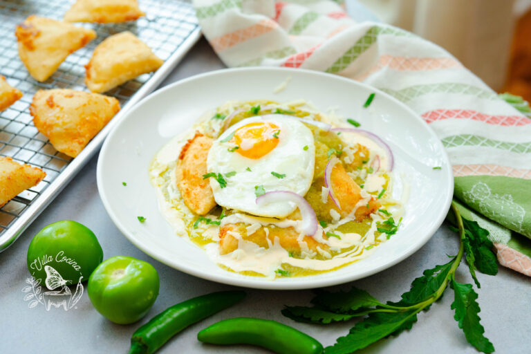 Stuffed Chilaquiles Verdes