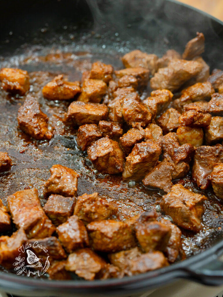 Tacos de alambre - steak