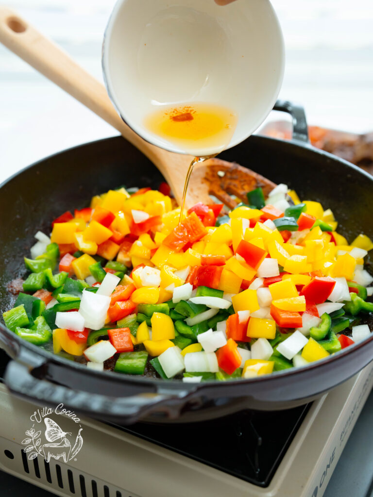 Tacos de alambre - veggies