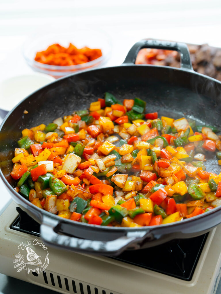 Tacos de alambre - veggies