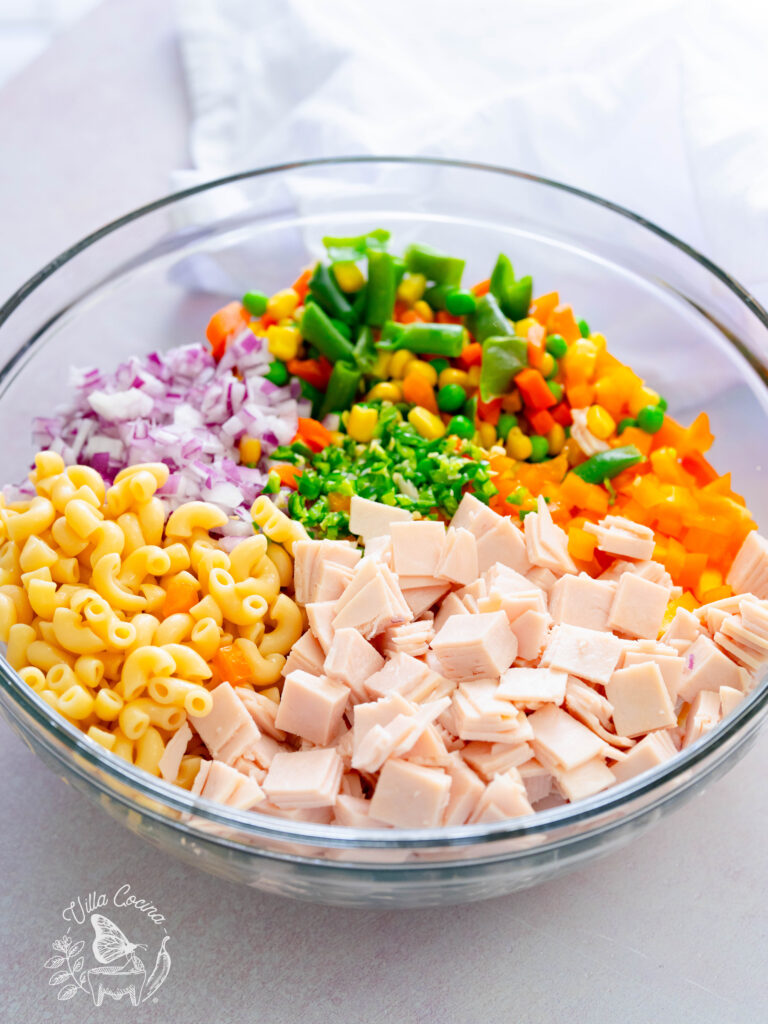 Pasta Salad Ingredients
