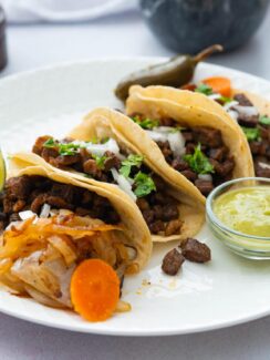 Tacos de Bistec