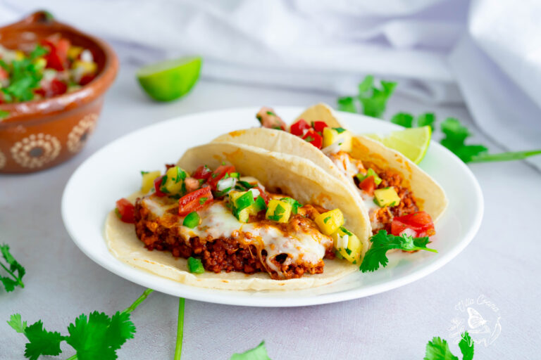 Easy Ground Pork Tacos al Pastor