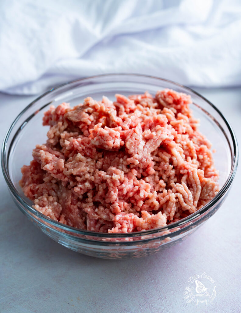 Ingredients for Ground Pork Tacos Al Pastor