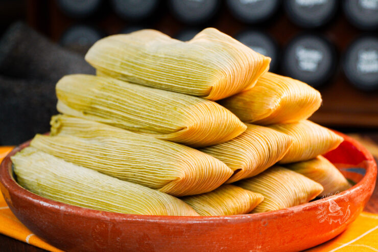 Tamales de Rajas con Queso
