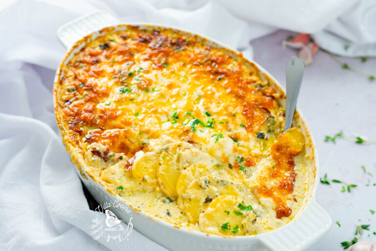 Au Gratin Potatoes with Poblanos