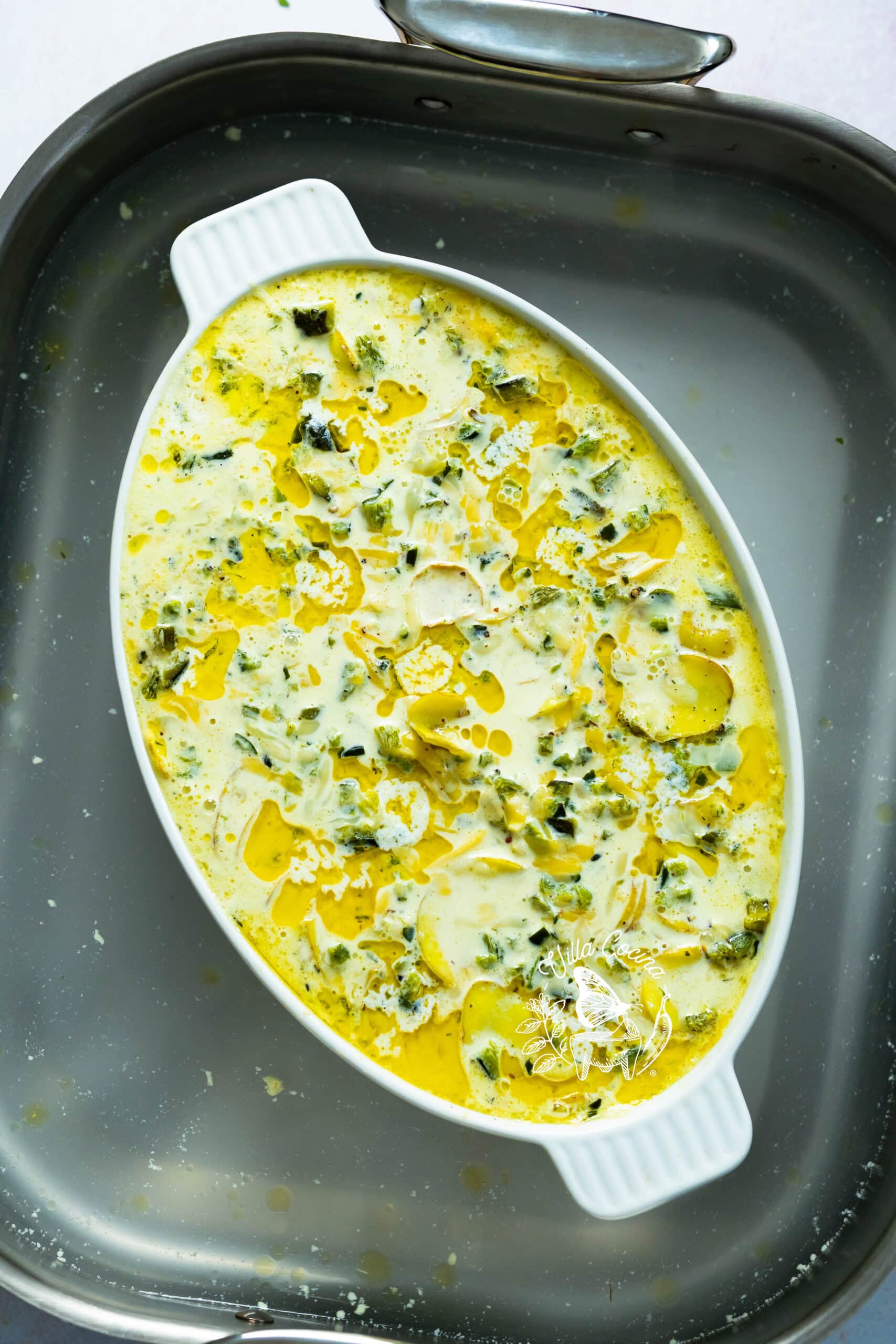 After 50 minutes, the foil has been removed