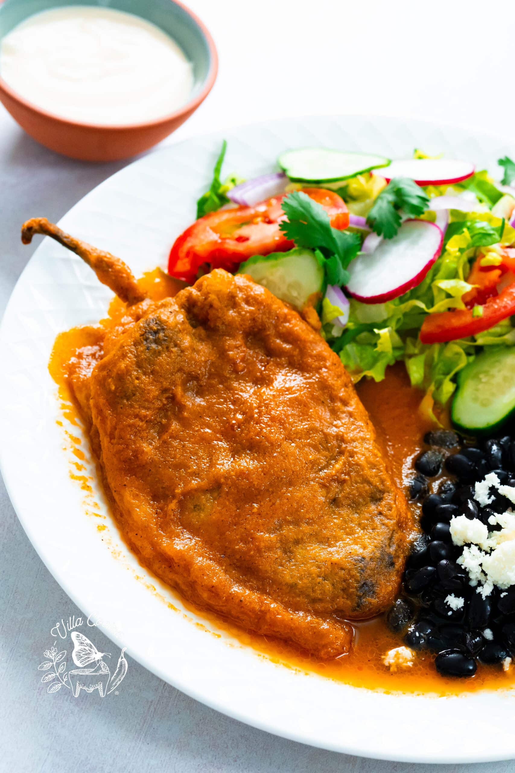 Chiles Rellenos with Ancho Chiles
