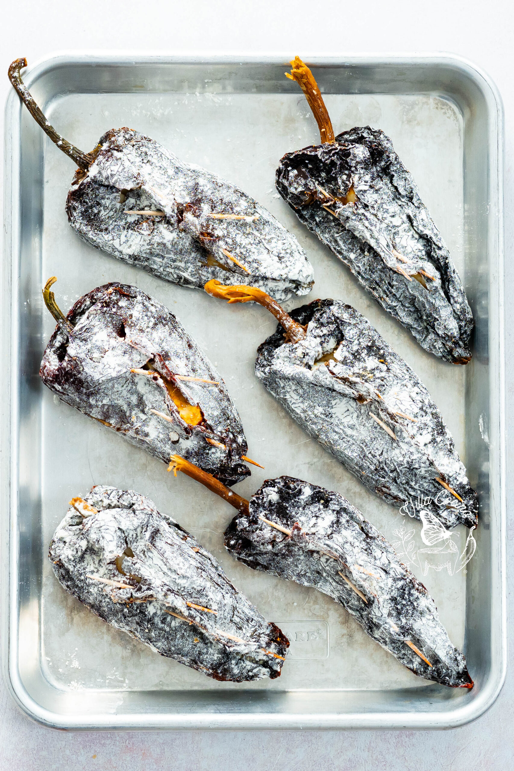 Flour Dusted Chiles