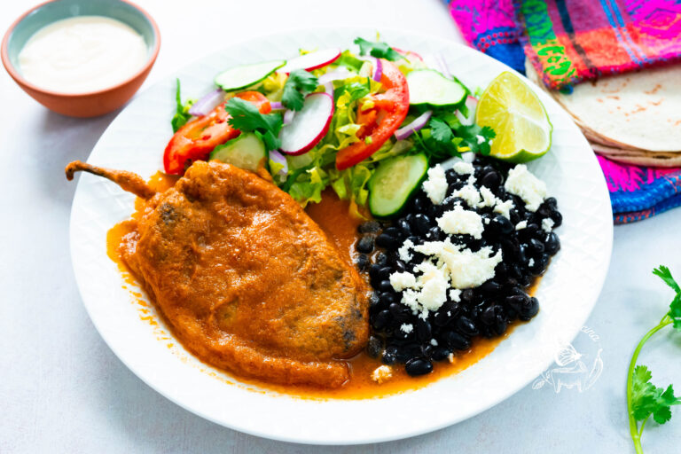 Chiles Rellenos with Ancho Chiles