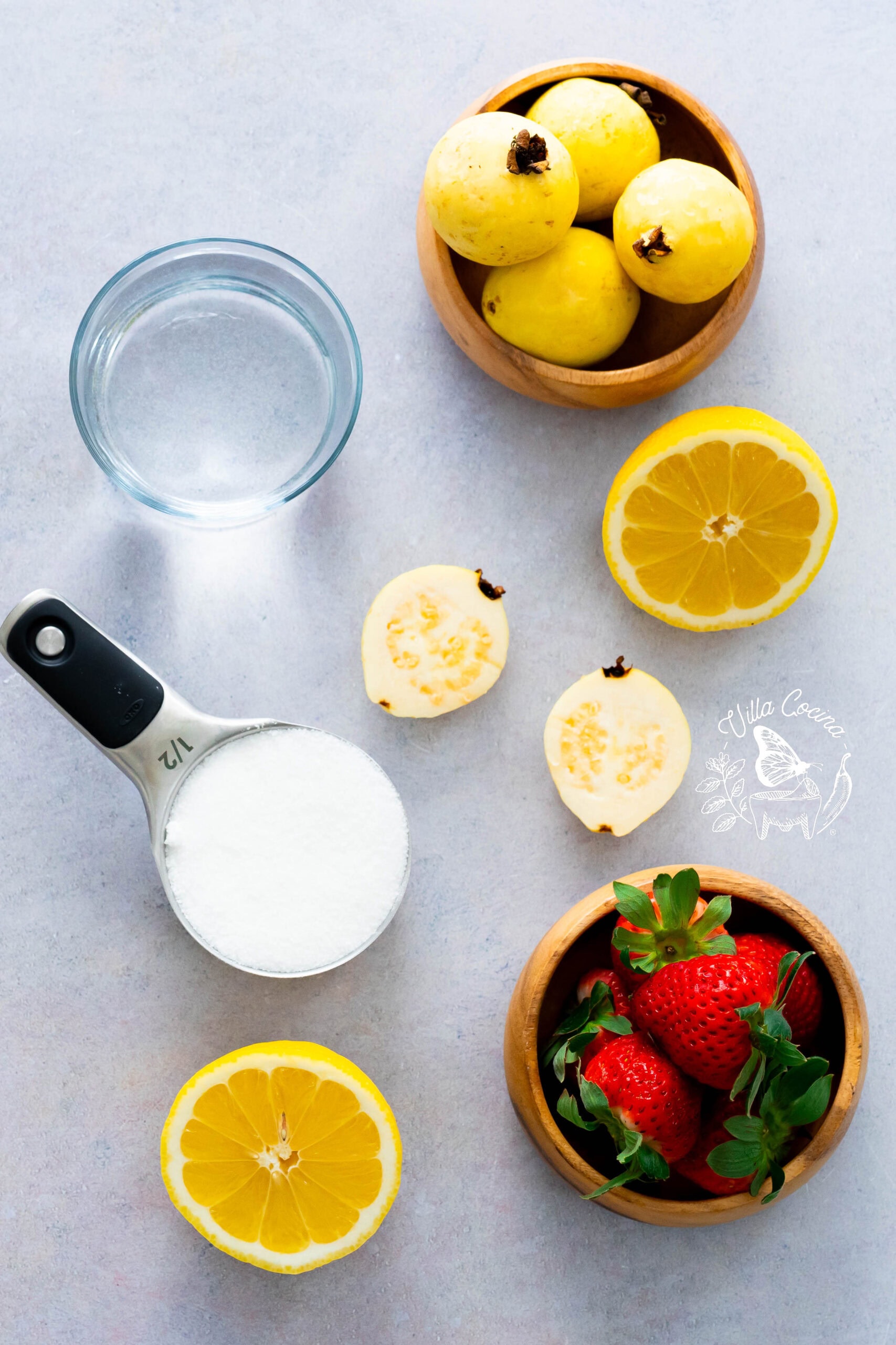 Guava Agua Fresca- Main Ingredients 