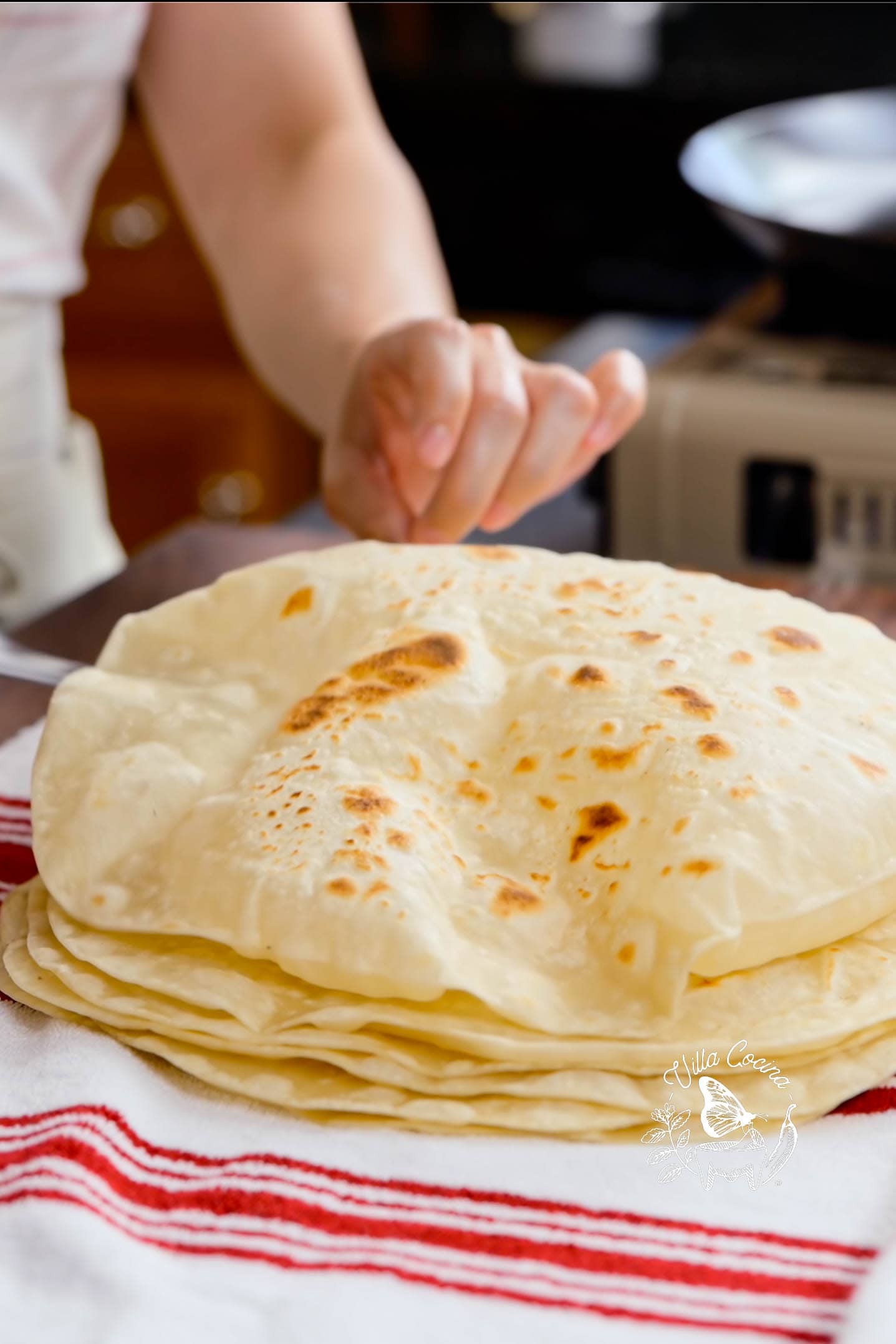 Puffed Flour Tortillas