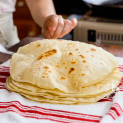 Finished tortillas